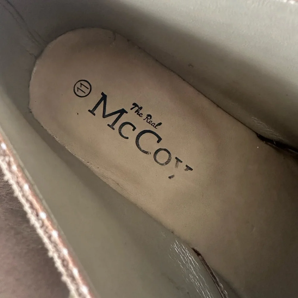 The Real McCoy Vellies‎ Chukka Boots Size 11 Beige